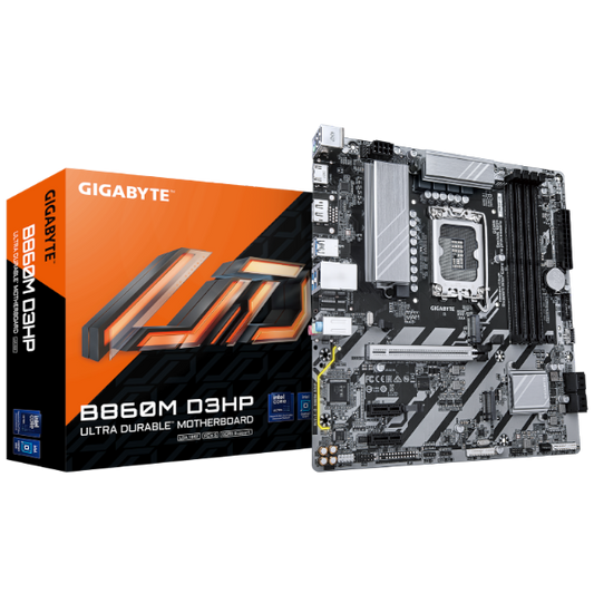 לוח לאינטל דור 15 Gigabyte B860M D3HP Micro-ATX DDR5
