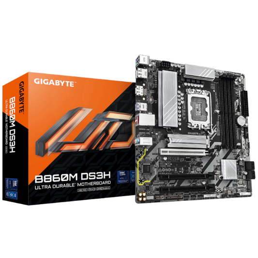 לוח לאינטל דור 15 Gigabyte B860M DS3H Micro-ATX DDR5