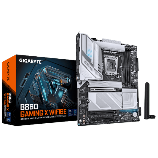 לוח למעבד דור 15 Gigabyte B860 GAMING X WIFI6E ATX 2.5GB LAN