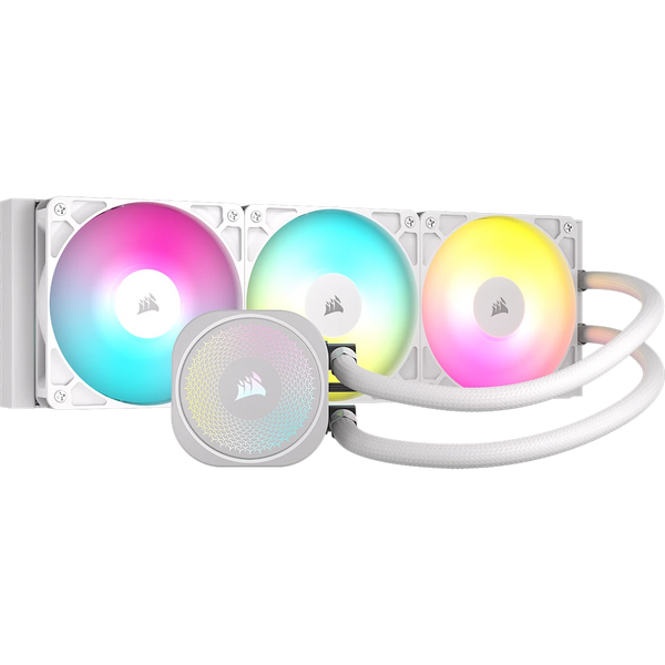 קירור נוזלי לבן Corsair iCUE NAUTILUS 360 RS White 360mm AIO