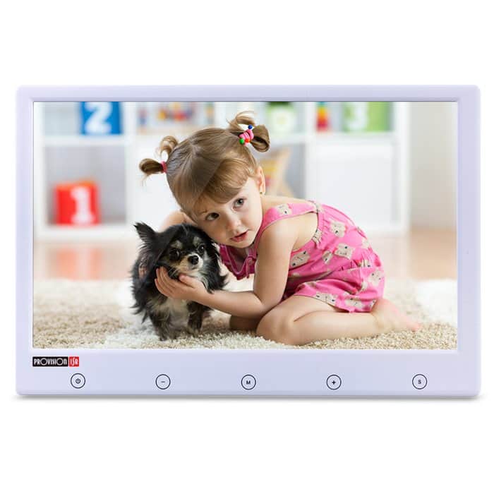 מסך מוניטור לבן 7 אינץ Provision PR-IPS7-W