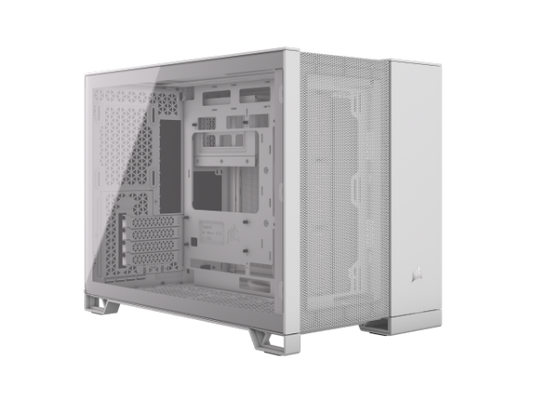 מארז Corsair 2500D AIRFLOW Mini-Tower mATX White NO FANS