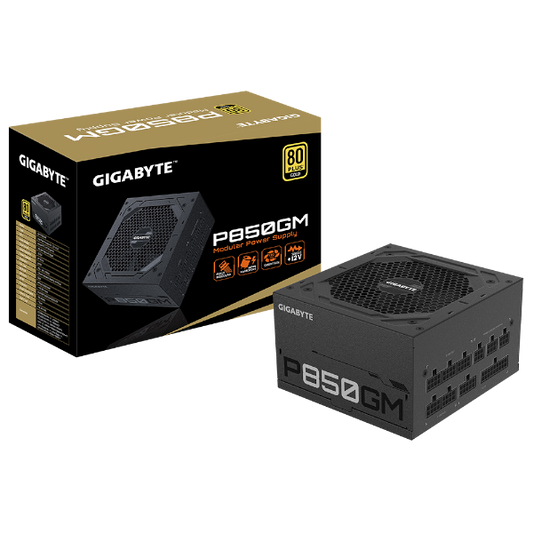 ספק כח GIGABYTE P850GM ATX V12 120mm Fan 80 plus GOLD