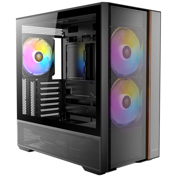 מארז Antec Flux Rear Mid Tower 3X140mm ARGB 2X120MM Fan TypeC 3.2