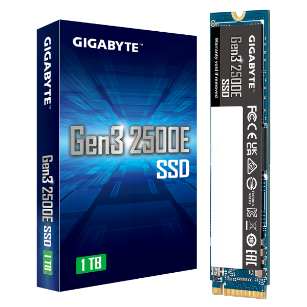 דיסק פנימי GIGABYTE Gen3 2500E SSD NVME 1TB