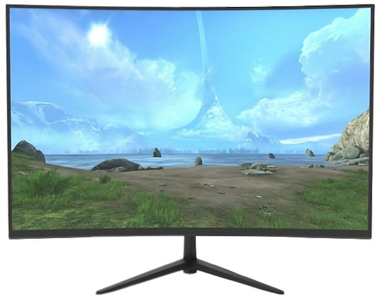 מסך גיימינג קעור Solid J239GCW8 23.8 FHD VA 180HZ 5MS DP HDMI
