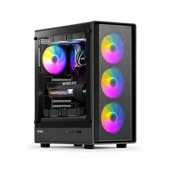 מארז Antec VX510 ARGB Mid-Tower Gaming Case ATX 4X120nn ARGB Fans