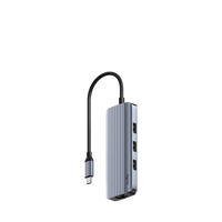תחנת עגינה Cudy UH606 4K-60Hz HDMI 100W PD 6-IN-1 USB-C Hub