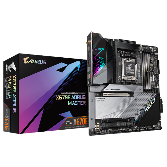 לוח Gigabyte X670E AORUS MASTER 1.1 AMD AM5 DDR5 WIFI 6E E-ATX