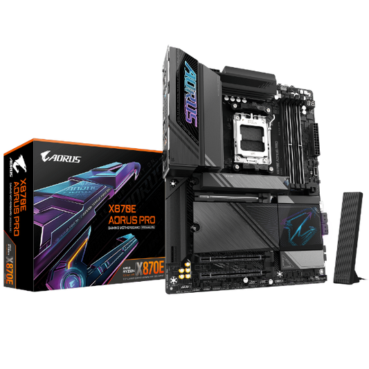 לוח אם GIGABYE X870E AORUS PRO ATX WIFI7 DDR5 AM5 2.5GBE LAN
