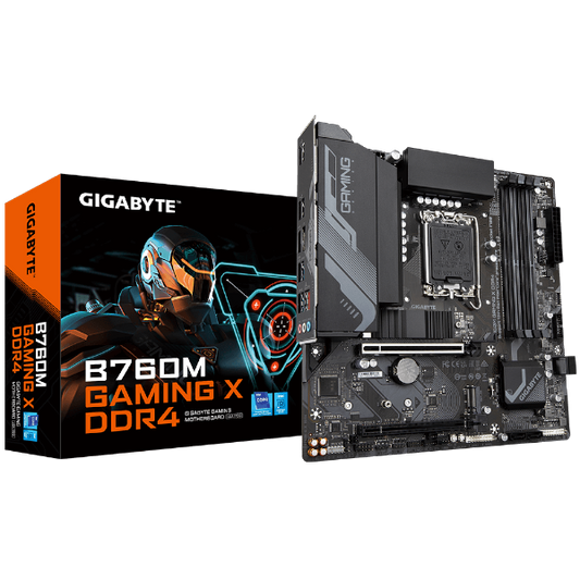 לוח Gigabyte B760M GAMING X DDR4 Micro-ATX LGA1700