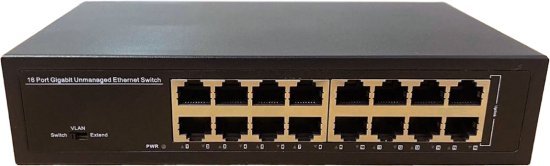 מתג לא מנוהל UCY 16 PORT Gigabit RJ45 SWITCH GS1016