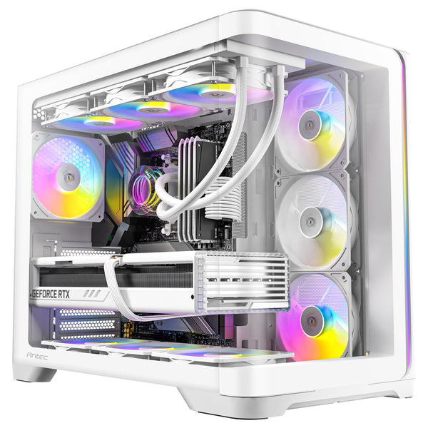 מארז לבן Antec C5 Curve ARGB Mid-Tower ATX 4x ARGB FANS Type-C