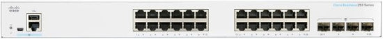 מתג מנוהל 24 פורטים CISCO CBS250-24T-4G
