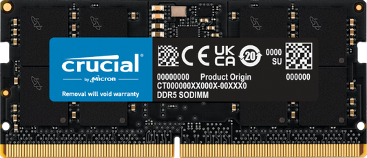 זכרון לנייד Crucial 32GB DDR5 4800MHZ C40 SODIMM