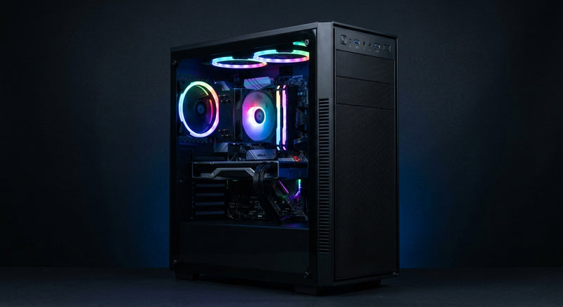 מחשב גיימינג CX300 750W H810 U5-225F 16GB DDR5 1TB NVME RTX 3050