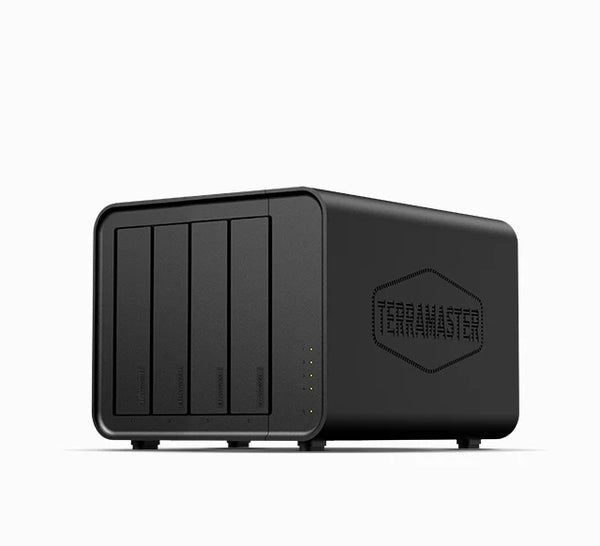 שרת אחסון Terramaster F4-424 4-BAY NAS N97 8GB DDR5 2.5GbE
