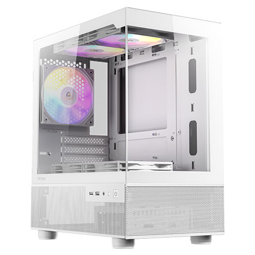 זכוכית למארז לבן ANTEC CX200M