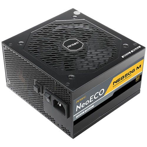 ספק כוח Antec NeoEco 850W Gold fully Modular120mm Silent Fan