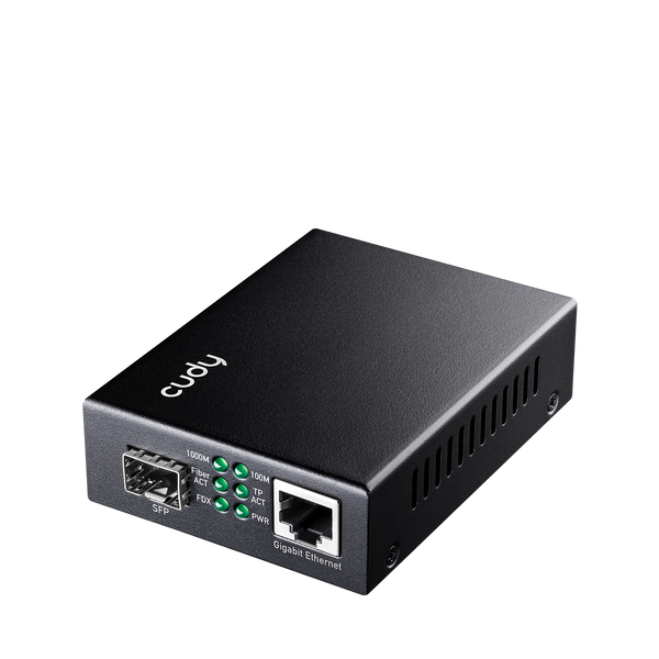 ממיר חיבור רשת אופטי CUDY Gigabit Media Converter MC220