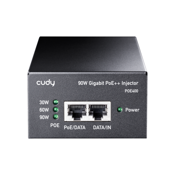 מזרק Cudy 90W Gigabit PoE Injector Adapter up to 100 Meters