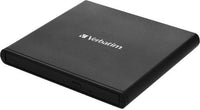 צורב DVD חיצוני Verbatim Slimline USB שחור
