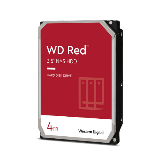 דיסק פנימי WD Red Plus NAS 4TB HDD 5400RPM 256MB Cache SATA III